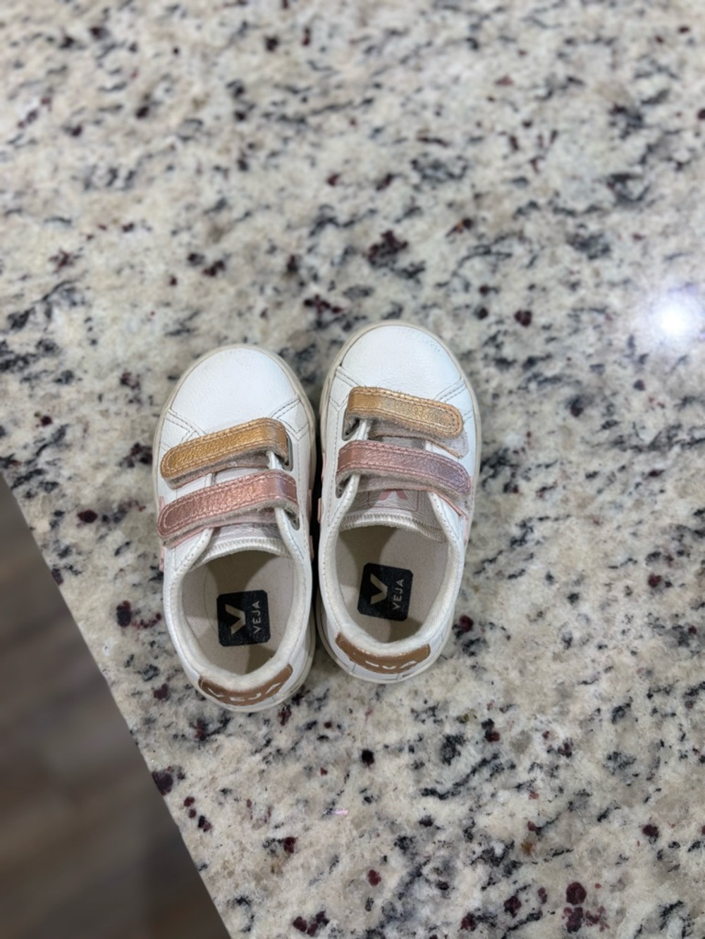 Veja Kids White Sneakers - Picture 2 of 3